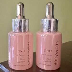 NWT Vegamour Gro Hair Serum 1 oz - clean, vegan hair serum - (2 bottles)